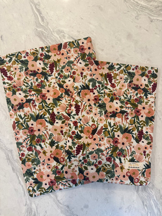 Peony Florals Book Sleeve