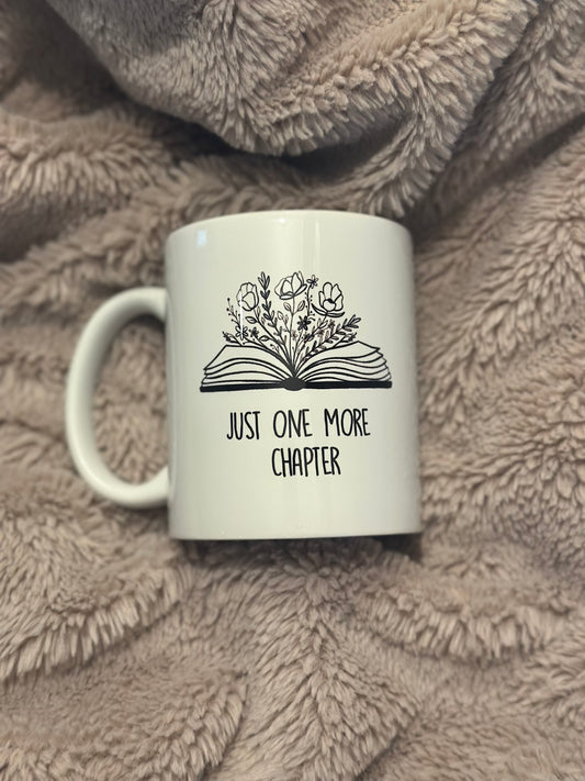 Just One More Chapter Ceramic Mug