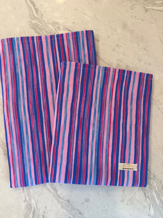 Striped Book Sleeve